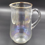 Alpine Glass Water Set - Clear Glass with Shimmering Colours