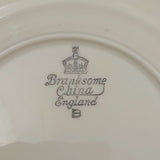 Branksome - April Green and Mushroom - Soup Bowl and Underplate