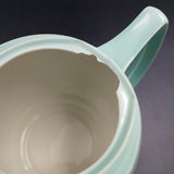 Branksome - April Green and Mushroom - Teapot, Straight Spout