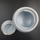 Booths - Blue Ribbed Lidded Bowl