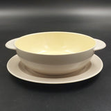 Branksome - Transvaal Grey and Evening Primrose - Soup Bowl and Underplate