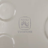Poole - C95 Red Indian and Magnolia - Tea for Two on Tray