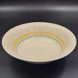 Susie Cooper - Green and Yellow Bands with Green Crosses - Serving Bowl