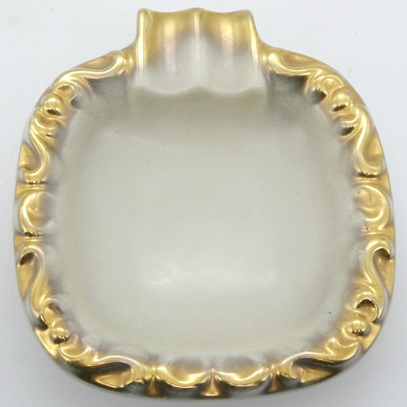 German Pottery - 543 Grey with Gold Rim - Ashtray