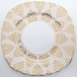 Colclough - Gold Filigree on Pink Band - Side Plate