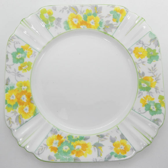 Royal Albert - Green and Yellow Flowers - Side Plate