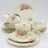 J & G Meakin - Orchids - 20-piece Tea Set