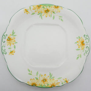 Taylor & Kent - 6051 Yellow Flowers - Cake Plate