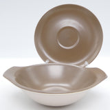 Poole - C54 Sepia and Mushroom - Soup Bowl and Saucer