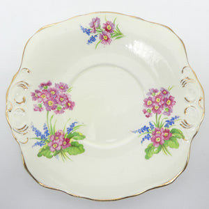 Sutherland - Pink Flowers - Cake Plate