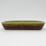 Denby Stoneware - Green and Brown - 8.5" Rectangular Dish