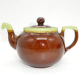 Denby Stoneware - Green and Brown - 1.75 pt Teapot