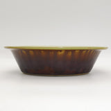 Denby Stoneware - Green and Brown - 2.75 pt Rimmed Oval Dish