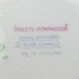 Royal Stafford - Violets Pompadour - Saucer