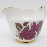 Adderley - Red Roses with Pastel Yellow Interior - Milk Jug