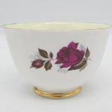 Adderley - Red Roses with Pastel Yellow Interior - Sugar Bowl