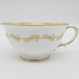 Crown Staffordshire - Blue with Gold Filigree and Floral Spray - Cup