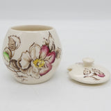 Unmarked - White and Red Flowers - Cruet Set