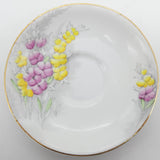 Gladstone China - Pink and Yellow Flowers - Saucer