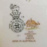 Royal Doulton - D6072 Old English Inns, The Crab Inn - Plate