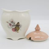 Royal Winton - Pink Blossoms and Berries - Lidded Jam Pot