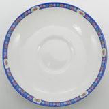 Paragon - Blue Band with Flowers - Saucer
