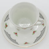Grimwades Atlas China - Red Roses with Black Border - Duo