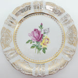 Winterling - Roses with Gold Filigree Rim - Plate