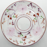 Allertons - Hand-painted Flowers with Metallic Pink - Trio
