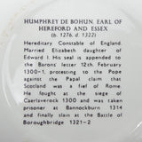 Unmarked Vintage - Humphrey de Bohun - Small Display Plate