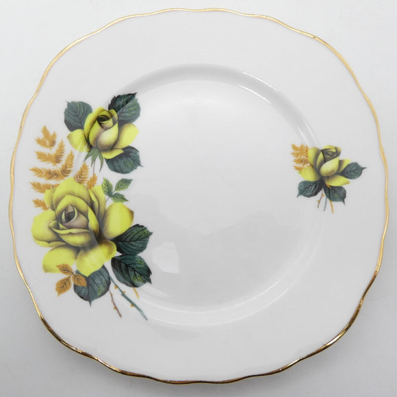 Queen Anne - Yellow Roses - Side Plate