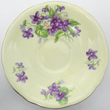 Aynsley - Violets on Yellow, C435 - Saucer