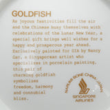Narumi Bone China Japan for Singapore Airlines - Goldfish Display Plate