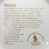 Narumi Bone China Japan for Singapore Airlines - Roses - Display Plate