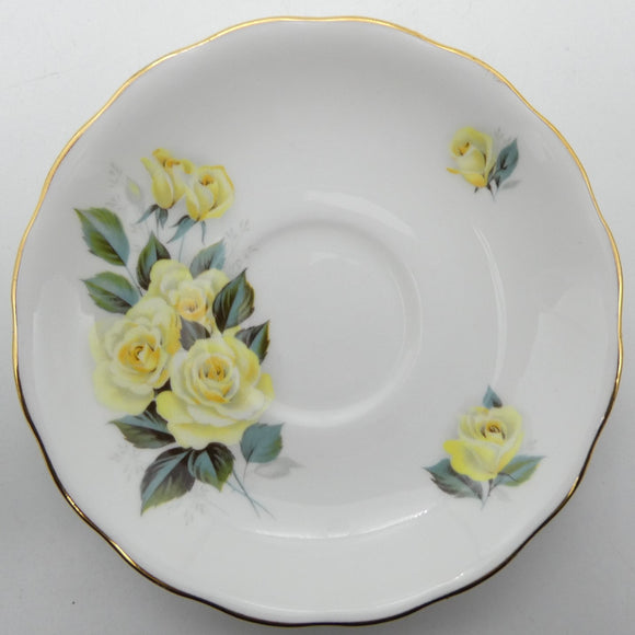 Royal Vale - Yellow Roses, 8140 - Saucer