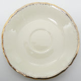 Grindley - Cream with Brushed Gold Rim - Duo