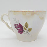 Royal Winton - Red and White Roses on Pearl Lustre - Hostess Set