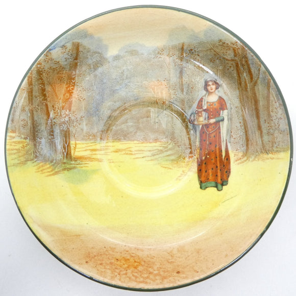 Royal Doulton - D3596 Shakespeare Series Ware, Anne Page - Saucer