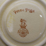 Royal Doulton - D3596 Shakespeare Series Ware, Anne Page - Saucer