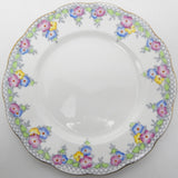 Royal Albert - Trellis, Grey Band - Trio with Round Side Plate