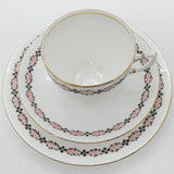 Royal Albert - Pink and Black Band - Trio