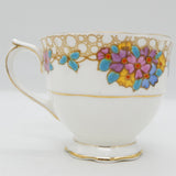 Royal Albert - Purple, Pink, Yellow and Blue Flowers, 2574 - Trio