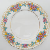 Royal Albert - Purple, Pink, Yellow and Blue Flowers, 2574 - Side Plate
