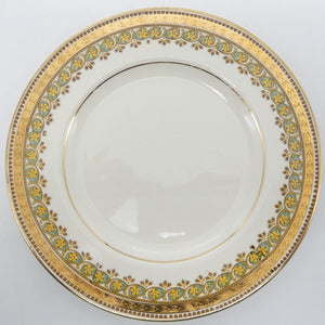 John Maddock & Sons - Yellow Flowers in Blue with Gilded Border - Side Plate