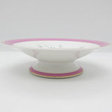 Unmarked - Hand-painted Floral Spray - Footed Cake Stand