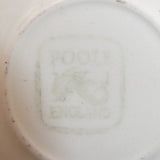 Poole - Red Indian and Magnolia - Demitasse Saucer