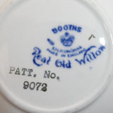 Booths - Real Old Willow, 9072 - Saucer