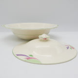 Wedgwood & Co - Purple, Pink and Green Pattern - Lidded Serving Dish