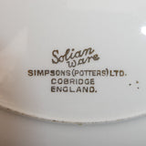 Simpsons Solian Ware - Peach - Display Plate with Embossed Rim