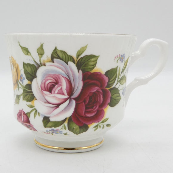 Royal Stafford - Red, White and Yellow Roses - Cup